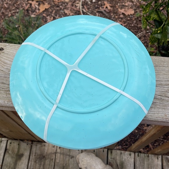 Turquoise 11" Melamine Dinner Plates Set of 4 - Picture 3 of 4